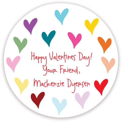 Valentine's Day Gift Stickers by Little Lamb Designs (Forever Hearts) Valentine's Day Gift Stickers by Little Lamb Designs (Forever Hearts)